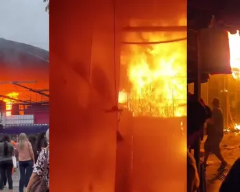 Causa de incêndio no Centro Comercial de Passagem deve ser apontada por laudo em até 30 dias