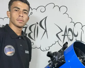 Jovem do Sertão da PB monta telescópios com balde e espelhos e realiza sonho de observar o espaço