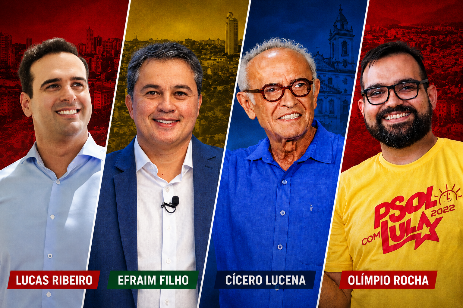 Quem apoia quem: palanques para a disputa presidencial já estão desenhados na Paraíba