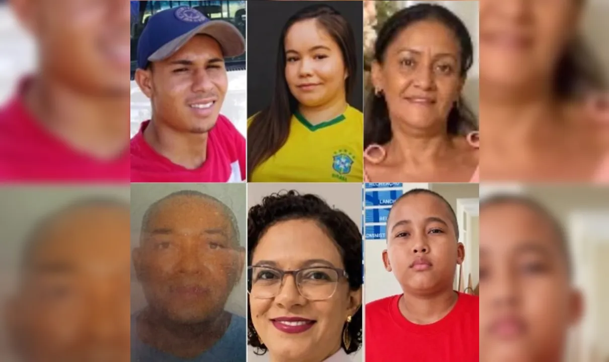 Veja quem são as seis pessoas que morreram em acidente entre van e caminhonete em Juazeirinho