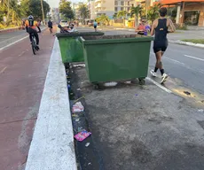 Emlur responde a críticas sobre tonéis de lixo na orla de João Pessoa