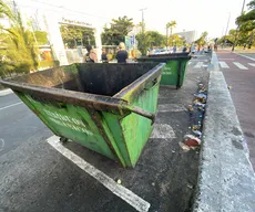 OPINIÃO: está na hora da prefeitura de JP dar uma solução nos tonéis de lixo (fedidos) da orla