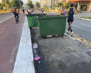Emlur responde a críticas sobre tonéis de lixo na orla de João Pessoa