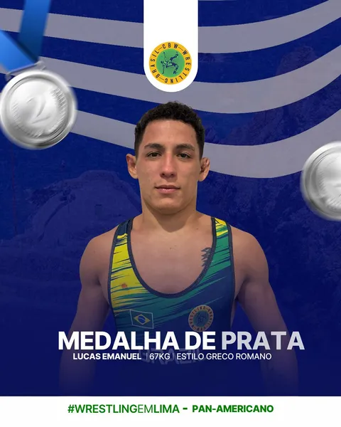 Lucas Emanuel garantiu o prata na categoria até 67 kg