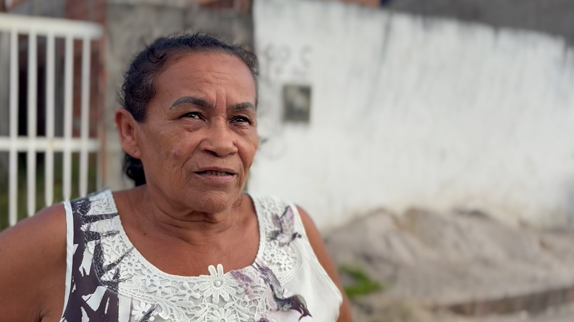 Maria Aparecida, aposentada