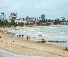 Somente um trecho de praia está impróprio para banho no Litoral da Paraíba neste fim de semana