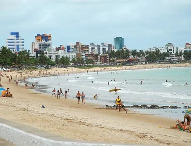 Somente um trecho de praia está impróprio para banho no Litoral da Paraíba neste fim de semana