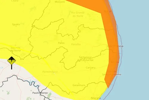 

					Inmet emite alertas de chuvas intensas para todas as cidades da PB

				