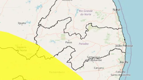 
				
					Paraíba tem 12 cidades com alerta de onda de calor
				
				