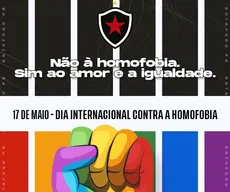 Na Paraíba, apenas o Botafogo-PB fez postagem do Dia Internacional Contra a Homofobia