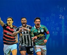 Quem tem mais chance de título, vaga na Libertadores e rebaixamento no Brasileirão 2024? Veja