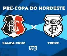 Santa Cruz x Treze pela pré-Copa do Nordeste 2025: onde acompanhar, horário e informações