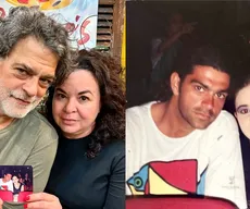 Suzy Lopes recria foto com o ator Eduardo Moscovis após 26 anos