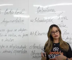 Videoaula de redação explica estrutura e como fazer planejamento na prova