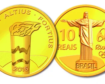 Quanto vale uma moeda de 1 real das Olimpíadas 2016