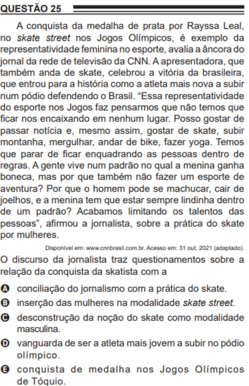 
				
					5 questões sobre Olímpiadas que já caíram no Enem: confira e teste conhecimentos
				
				