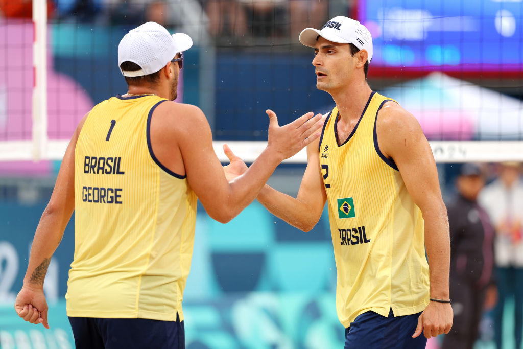 
				
					Olímpiadas 2024: André e George enfrentarão dupla alemã por uma vaga nas quartas de final
				
				