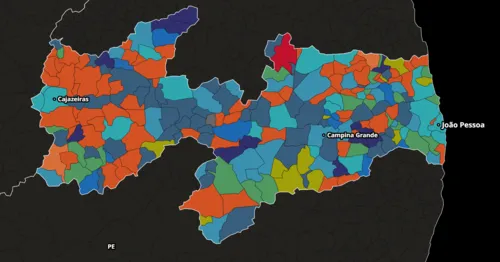 
				
					Apesar do PSB ter mais prefeitos eleitos, PP é o partido que comandará a maior população da PB
				
				