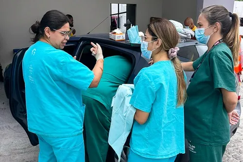 
				
					Bebê nasce dentro de carro em estacionamento de  hospital, em João Pessoa
				
				