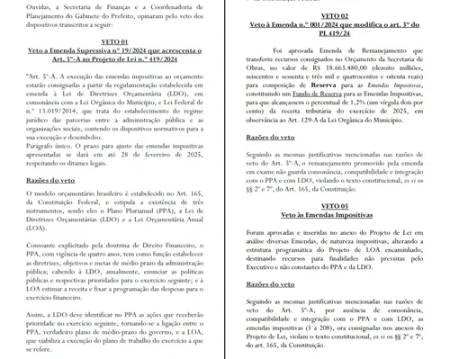 
				
					Bruno Cunha Lima sanciona Lei Orçamentária de 2025, mas veta emendas impositivas
				
				