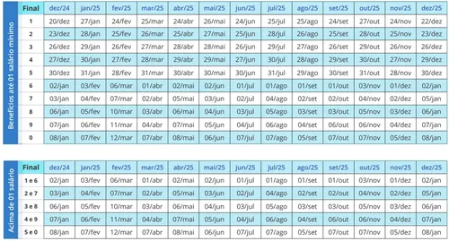 
				
					Calendário do BPC LOAS 2025: veja datas de pagamento de janeiro
				
				