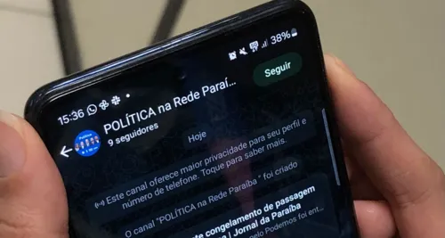 
				
					Canal 'POLÍTICA na Rede Paraíba' no WhatsApp: veja como entrar
				
				