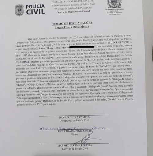 
				
					Candidato a prefeito de Pombal se envolve em confusão e agressões; veja vídeo
				
				