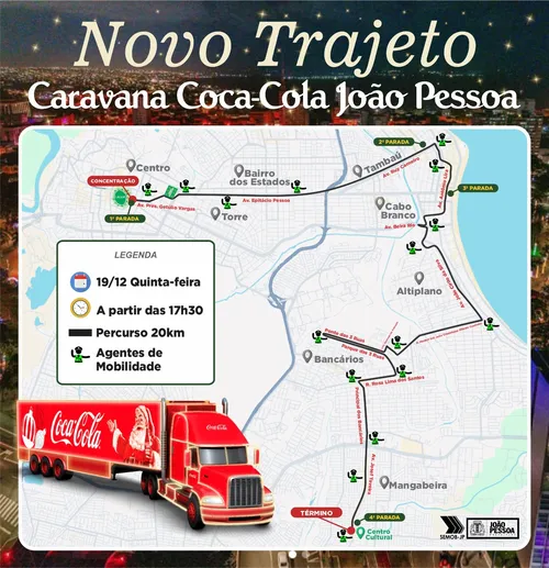 
				
					Caravana de Natal em João Pessoa: veja percurso
				
				