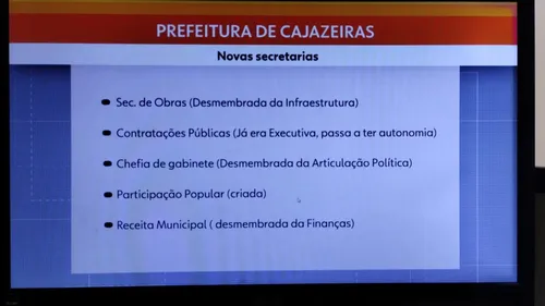 
				
					Com 63 mil habitantes, Cajazeiras pode superar capitais em número de secretarias. Um exagero!
				
				