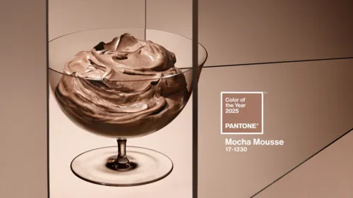 
				
					Cor do ano da Pantone: conheça a 'simples e reconfortante' Mocha Mousse 17-1230
				
				