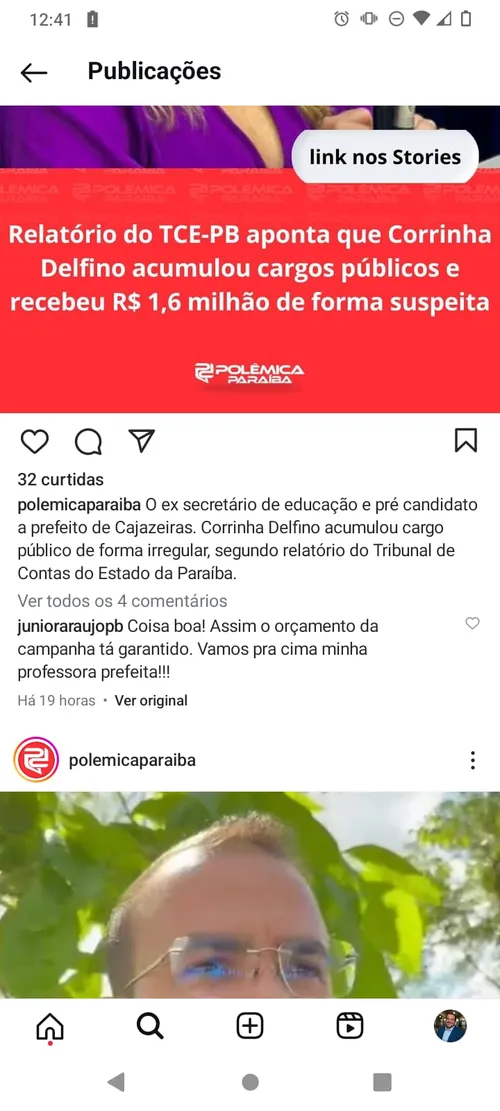 
				
					Eleição em Cajazeiras: deputado ironiza postagem contra Corrinha e gera polêmica
				
				