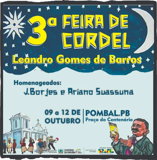 
				
					Feira de Cordel Leandro Gomes de Barros em Pombal
				
				