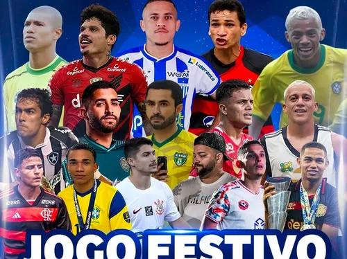 
				
					Guarabira receberá jogo festivo com a presença de Ronaldo Angelim, Júnior Baiano e Marcelinho PB
				
				