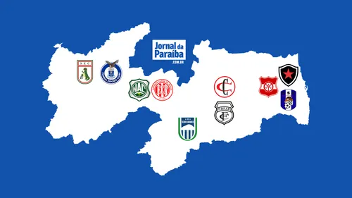 
				
					Mapa do Campeonato Paraibano 2025: Sertão será a região com mais representantes; confira
				
				