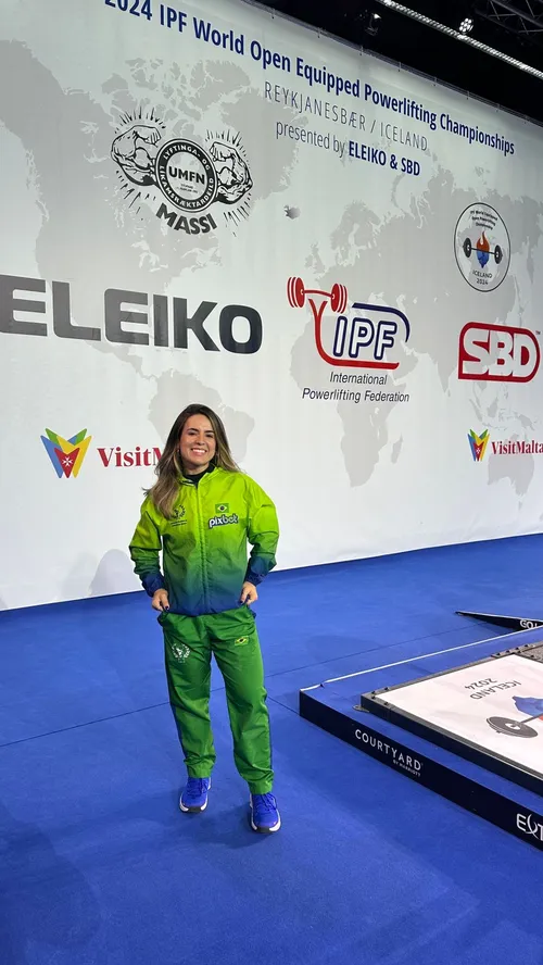 
				
					Mundial de Powerlifting: Mayara Rocha quebra recorde sul-americano e se torna 4ª melhor do mundo
				
				