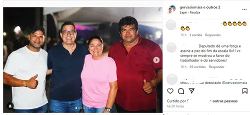 
				
					PEC contra escala 6x1: deputados federais da Para�ba s�o cobrados para assinar proposta
				
				