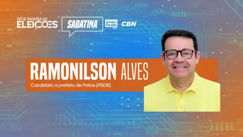 
				
					Sabatina: Ramonilson Alves promete ‘enxugar’ a máquina pública de Patos com concursos; ASSISTA
				
				