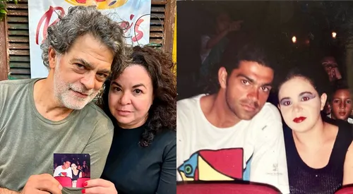 
				
					Suzy Lopes recria foto com o ator Eduardo Moscovis após 26 anos
				
				