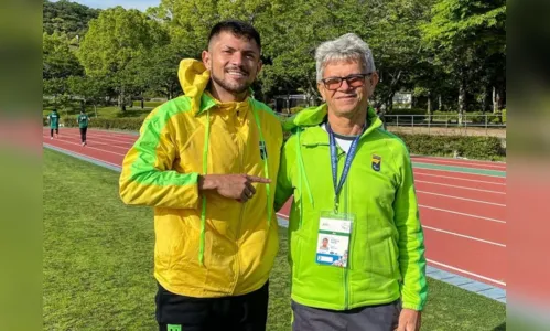 
				
					Petrúcio Ferreira é tetracampeão Mundial de Atletismo Paralímpico em Kobe 2024
				
				