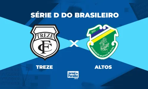 
				
					Treze x Altos pela Série D 2024: onde assistir, prováveis escalações e estatísticas
				
				