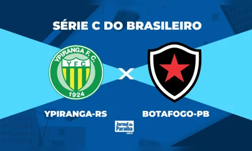 
				
					Ypiranga-RS x Botafogo-PB pela Série C 2024: onde assistir, escalações prováveis e estatísticas
				
				