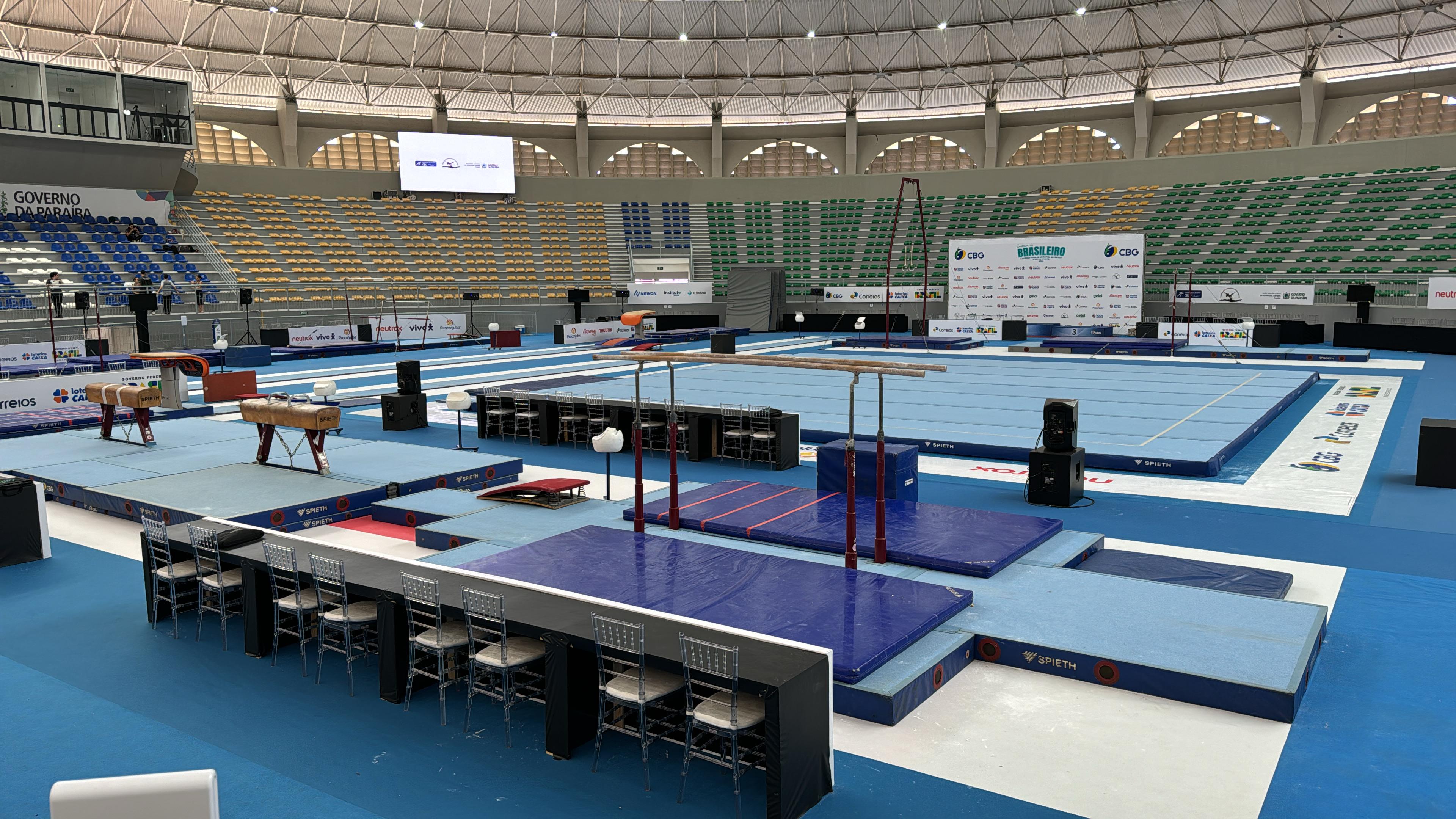 João Pessoa sedia Campeonato Brasileiro de Ginástica Artística Juvenil a partir desta sexta-feira