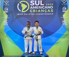 Sul-Americano de Jiu-Jitsu: paraibano de sete anos conquista bicampeonato na sua categoria