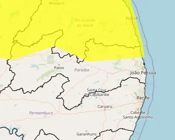 Inmet alerta para chuvas intensas em 80 cidades da Paraíba; veja lista