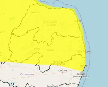 Inmet renova alerta de chuvas intensas para 220 cidades da Paraíba