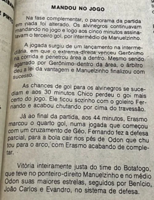 
				
					Almeidão 50 anos: primeiro Botauto teve goleada do Botafogo-PB e premiação para atacante
				
				