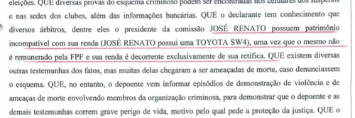 
				
					Delator na Operação Cartola, ex-árbitro é um dos denunciados por corrupção no Caso Padre Zé
				
				