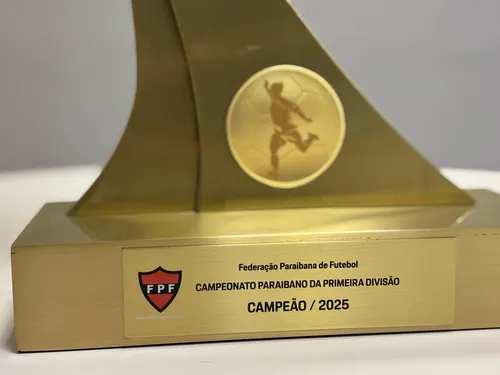 
				
					Taça do Campeonato Paraibano: conheça o troféu que será levantado pelo campeão de 2025
				
				