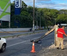 Paraíba registra 237 colisões contra postes no primeiro semestre; veja cidades com mais casos