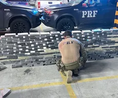 PRF apreende mais de uma tonelada de cocaína em Alhandra; suspeito de transportar droga é preso
